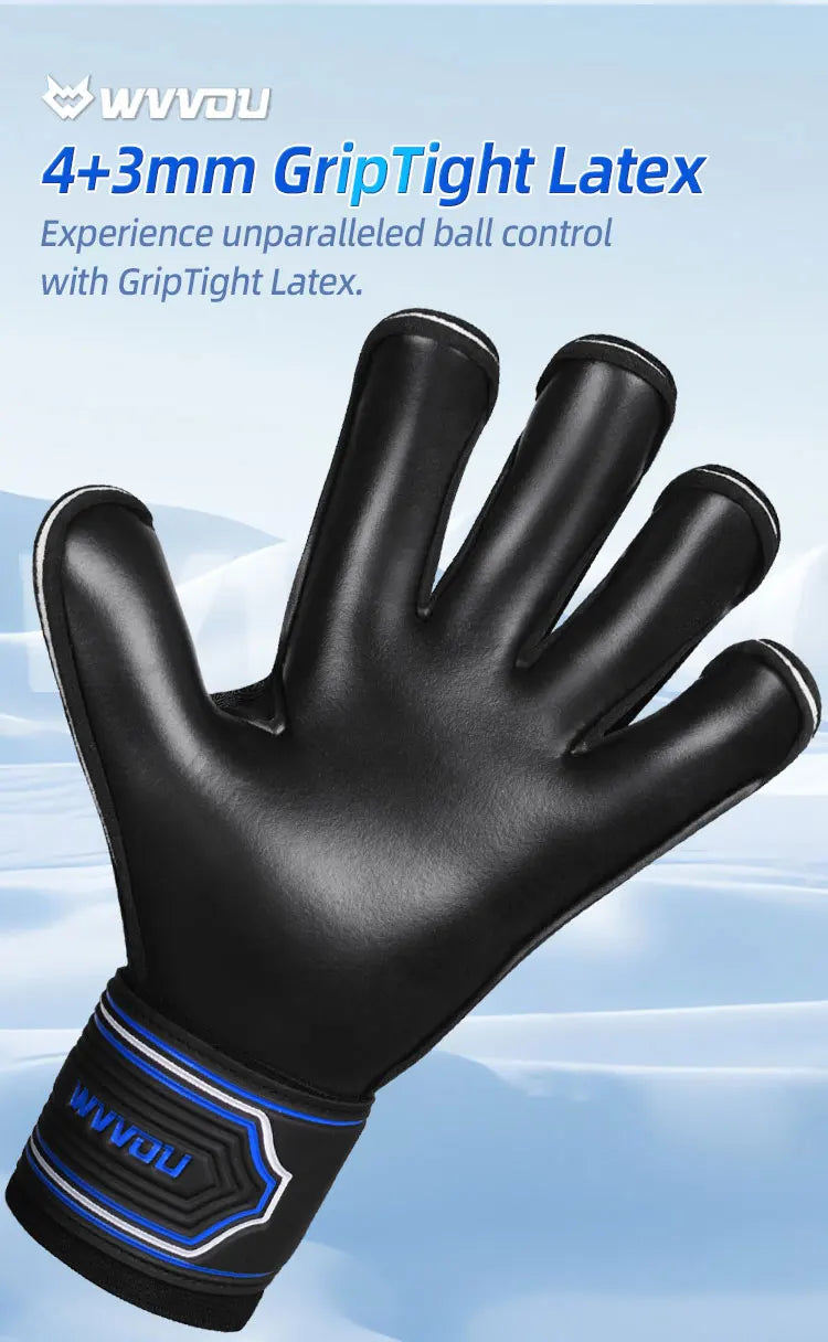 Soccer Goalie Gloves Youth Adult, Pro-Level Goalkeeper Gloves, High Performance Soccer Gloves with Pro-Tek Fingersave,