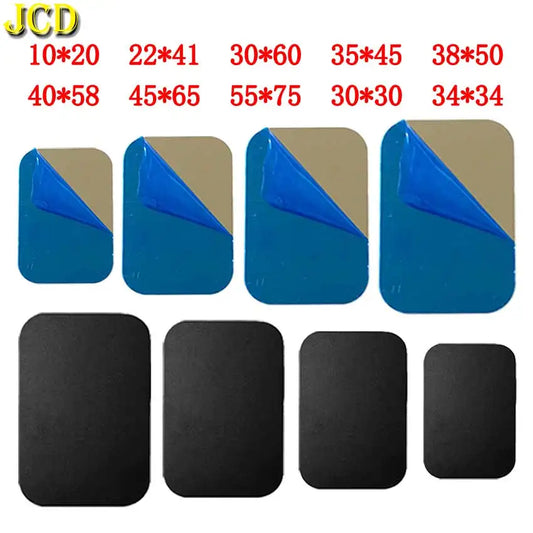 JCD 10PCS Metal Plate Sticker Disk Iron Sheet For Magnet Mobile Phone Holder Magnetic Car Stand For Iphone Xiaomi Huawei Samsung