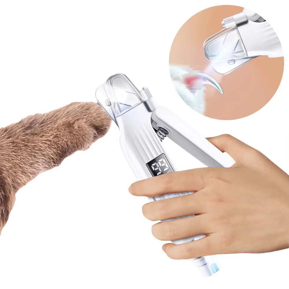 Pet Nail Grinder & Trimmer – Electric 2-in-1 Nail Care Tool for Small, Medium & Large Pets