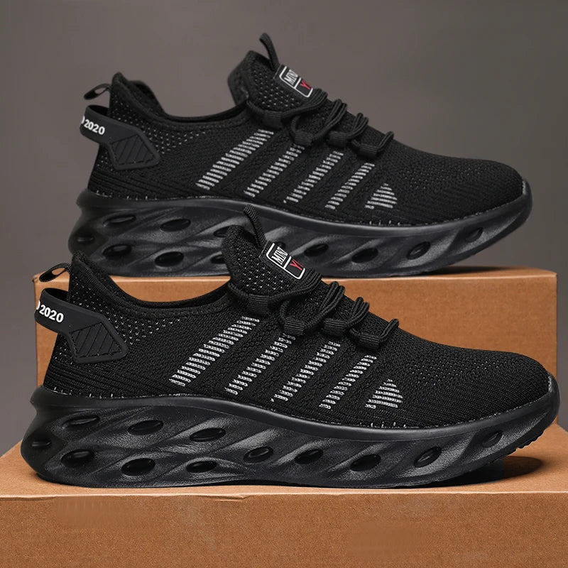 Men Shoes Comfortable Unisex Sneakers Breathable Couple Running Shoes Women Tennis Sports Shoe Size 37-47 Yellow Walking Sneaker