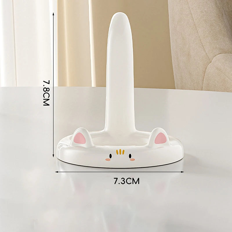 Cute And Sweet Cartoon Cat Mobile Phone Holder, Creative Desktop Mini Mobile Phone Holder, Can Be Used As A Decorative Ornament