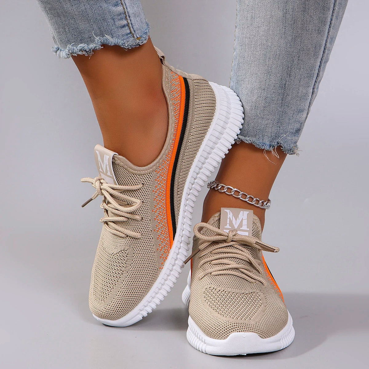 Women's summer breathable mesh flat shoes，women's shoes，casual sneakers shoes, clearance free shipping