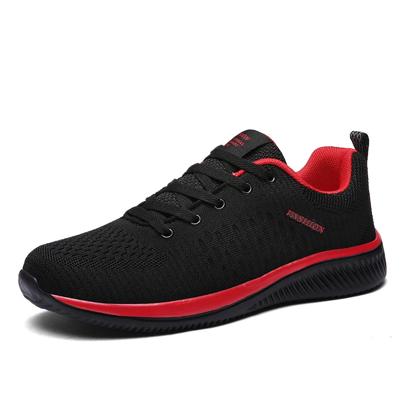 Men's Running Shoes Lightweight Breathable Lace Up Air Mesh Upper EVA