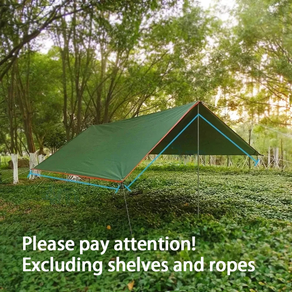 Ultra light canvas garden canopy, sunshade, camping hammock, courtyard sunshade, used for outdoor activities