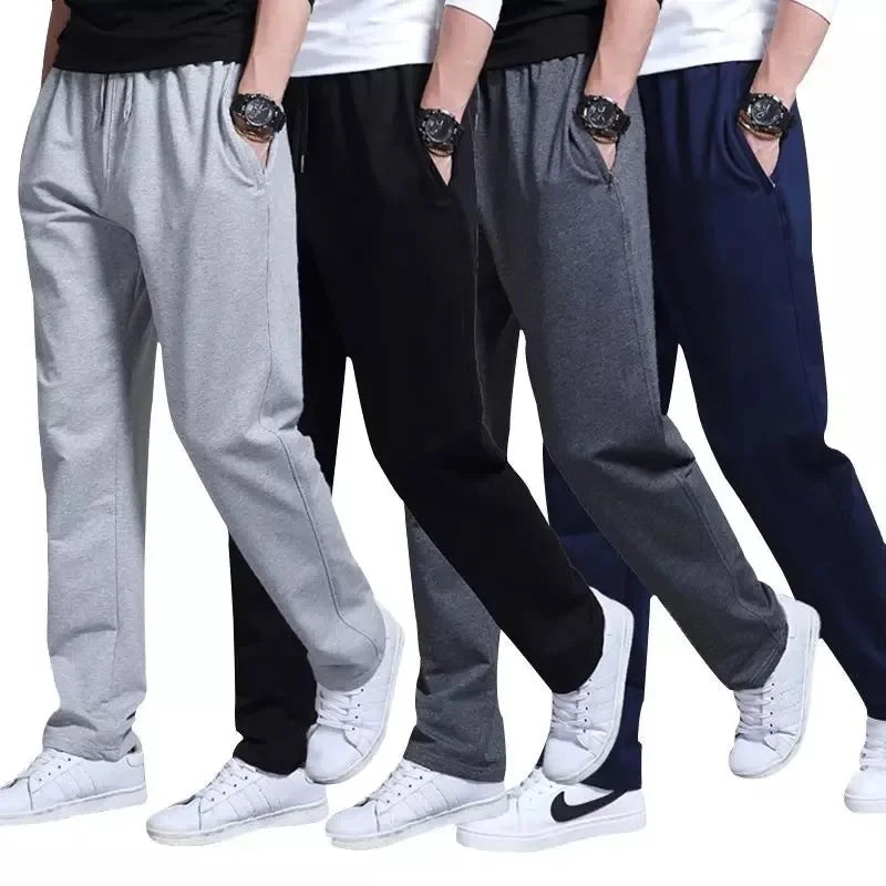 New Korean Straight tube Men Casual Sports Pants Running Workout Jogging Long Pants Gym Sport Trousers for MenJogger Sweatpants