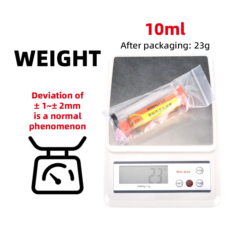 BGA Flux Paste  RMA-223 Lead-free and Halogen-free Soldering Flux  for Mobile Phone Repair Soldering. No-clean, High-activity