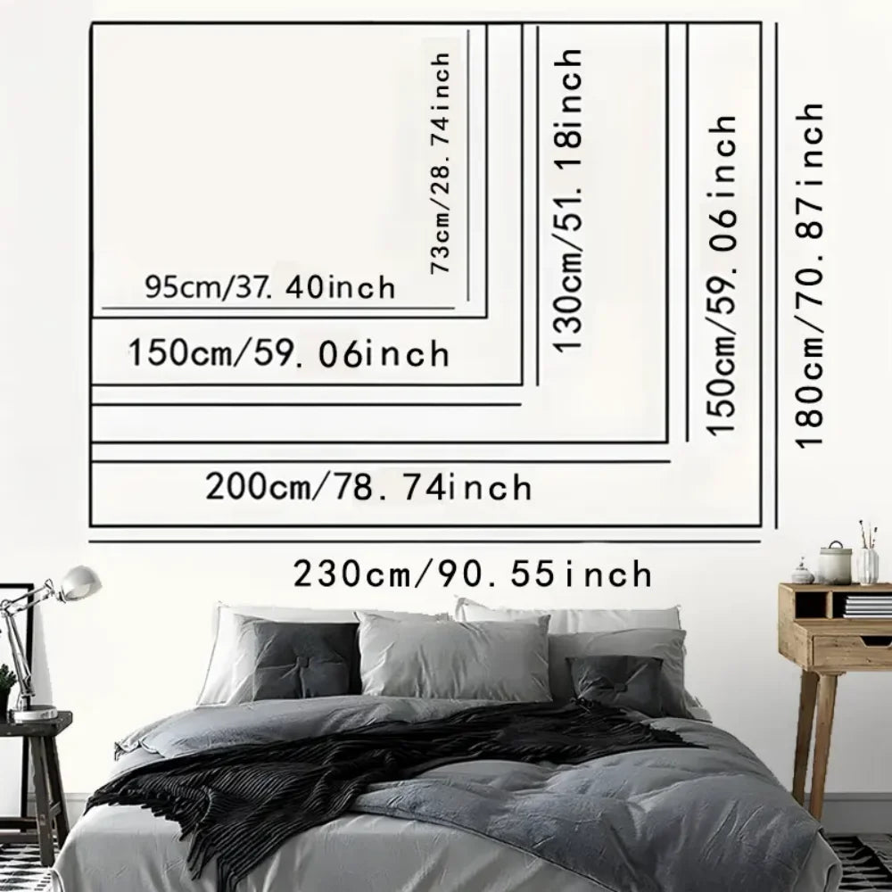 Glow-in-the-Dark Mushroom Wall Tapestry – Home & Room Decor