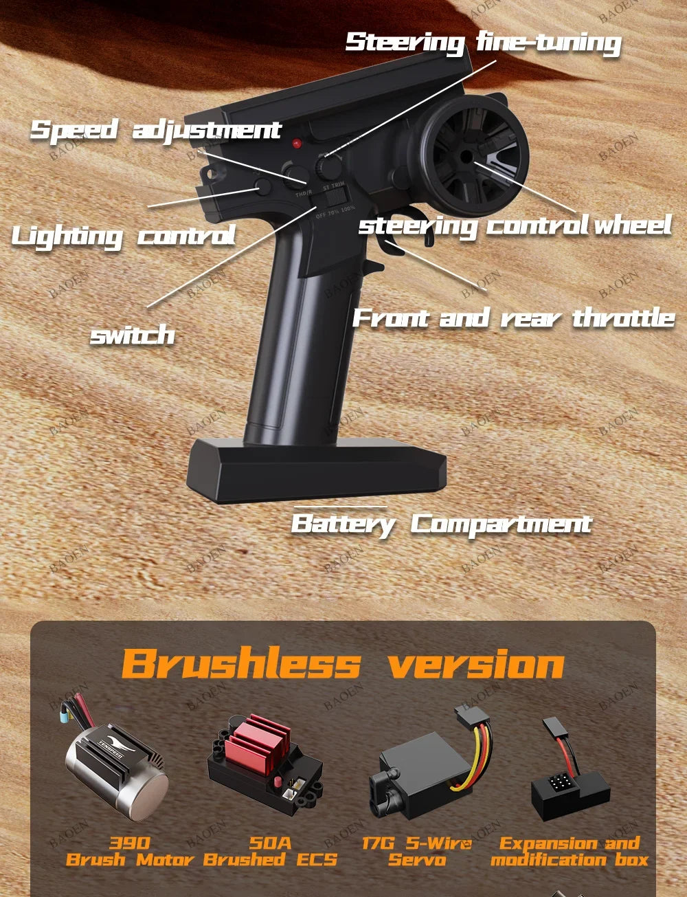 SCY9522PRO 85KM/H High Speed RC Car Brushless 4WD Off-Road Drift Remote Control Car 1:16 Professional Racing Cars SCY9522 50KM/H