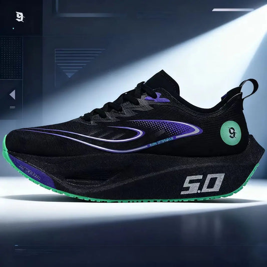 Unisex 2025 Full Carbon Plate Running Shoes Professional Marathon Racing Lightweight Bounce Cushion Breathable Sports Sneakers