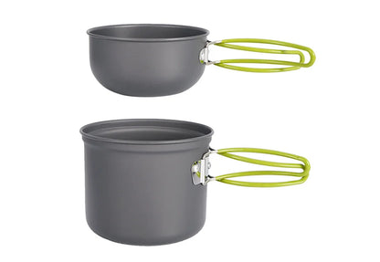 Ultralight Camping Pot Set 0.8L Aluminium Alloy 1-2 People