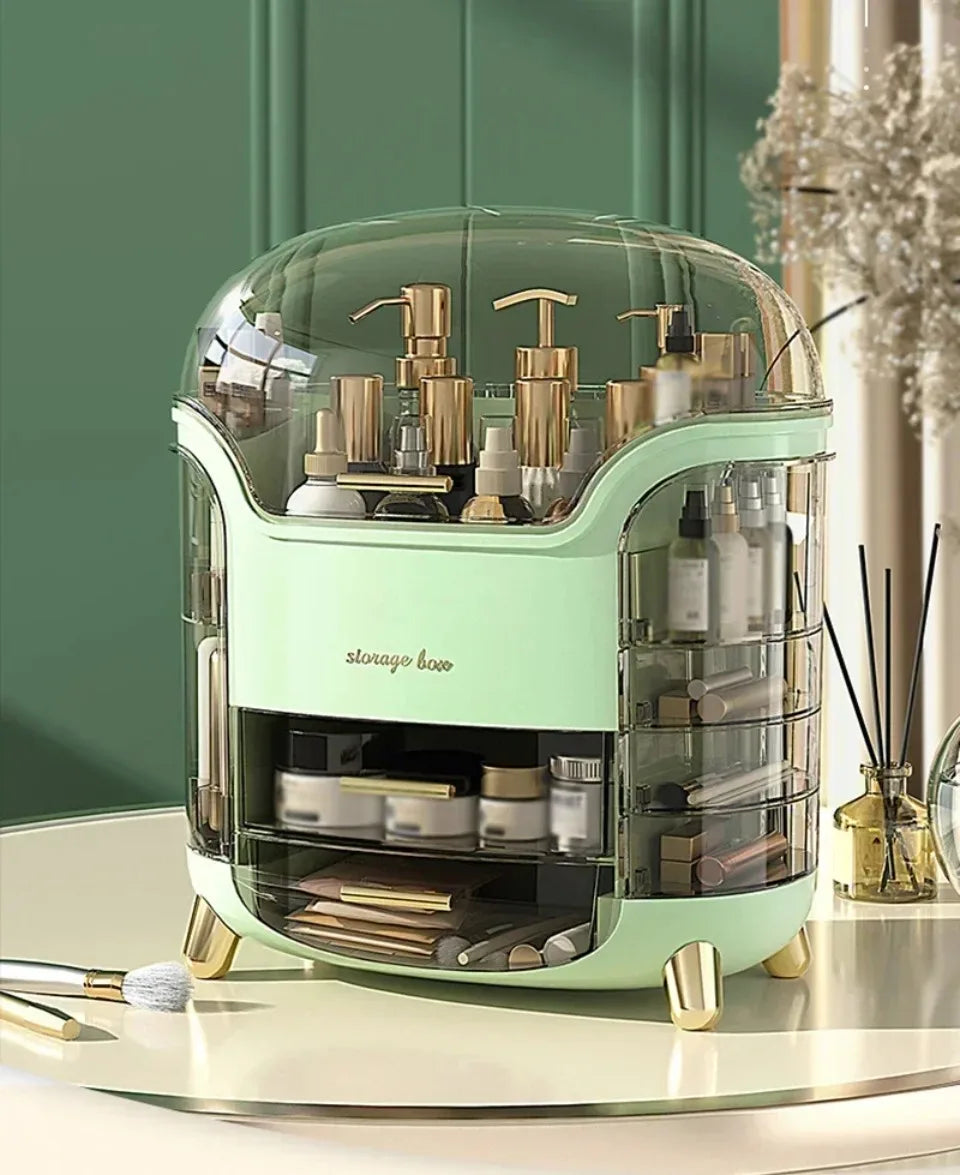 Transparent Makeup & Jewelry Organizer – Desktop Storage Box