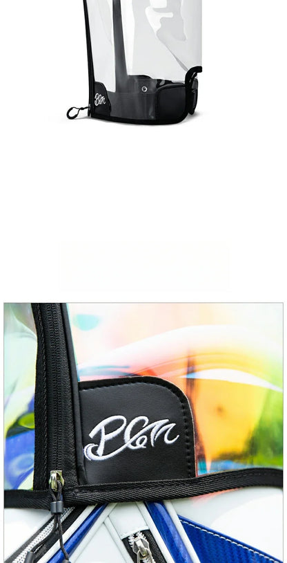 Golf Bag Cap PU Transparent Laser Seven Color Unisex