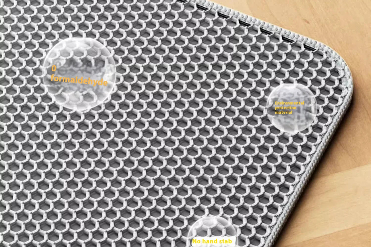 Extra Large Waterproof Cat Litter Mat – Non-Slip, Washable