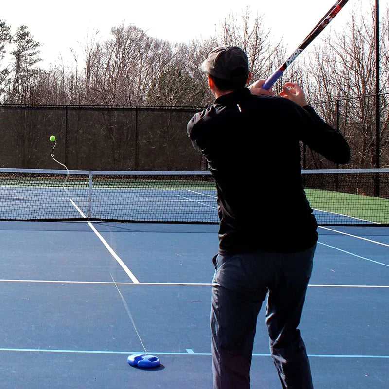 Improve Your Tennis Skills Anywhere With Rebound Balls And Elastic Rope Base - Perfect For Indoor And Outdoor Training