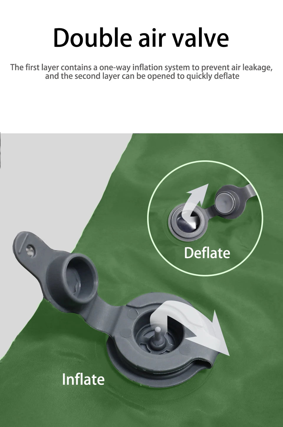 Hot Sale! 2025 Upgrade! Double Air Mattress Camping Blow Up Bed w/Built-in Pump Waterproof Portable Thickened for Outdoor Travel