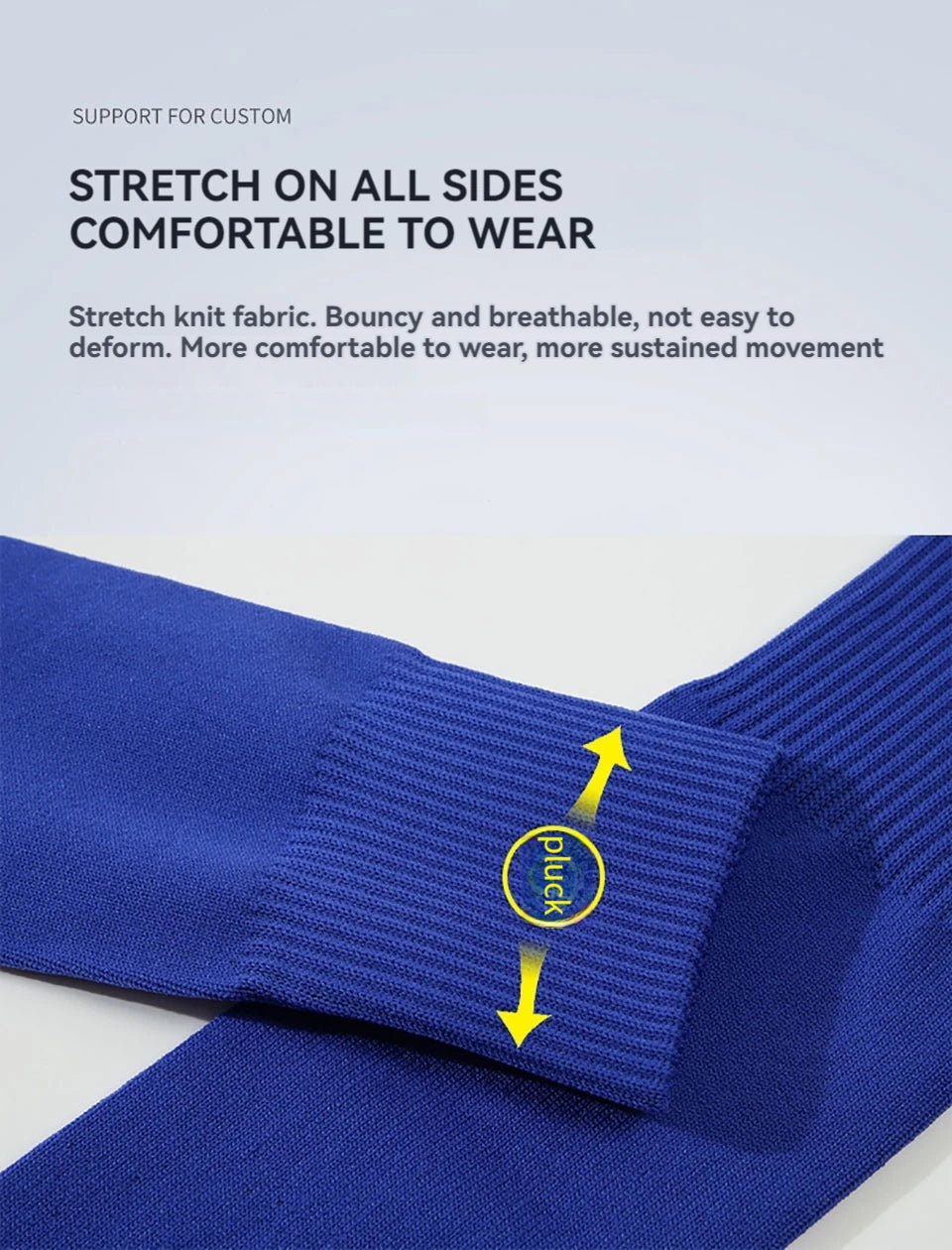 Loogdeel 1 Pair Breathable Calf Compression Sleeve Professional High-quality Soccer Socks For Running Football Basketball