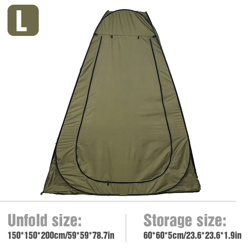 WESTTUNE Portable Pop-Up Camping Shower Tent Privacy Changing Fitting Room Tent Shelter Mobile Toilet Fishing Photography Tent