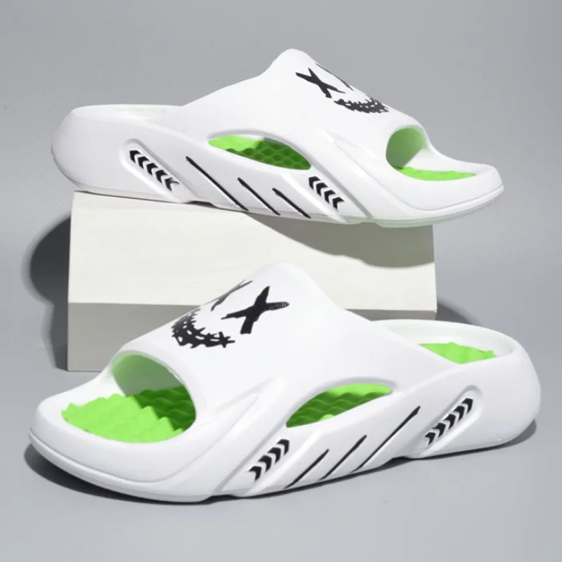 Mens Massage Slippers Indoor Outdoor Sandals EVA Comfort Sole Large