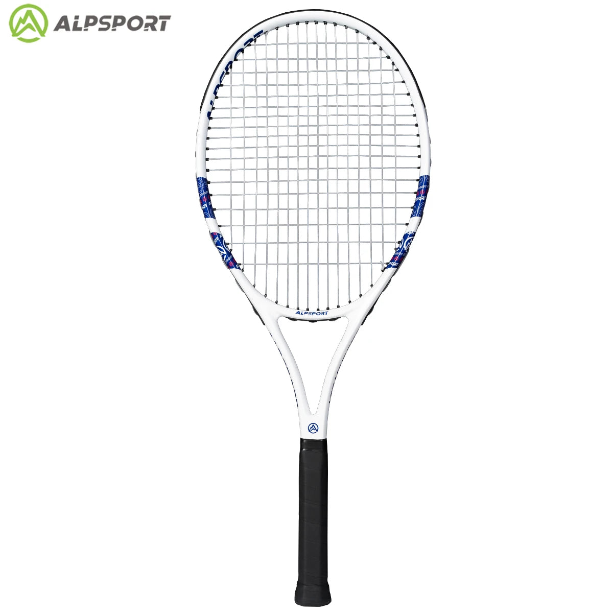 ALPSPORT Carbon Fiber Tennis Racket T800 18K-Professional Grade with Bag&Strap Lightweight Training Racquet for Adults Men&Women