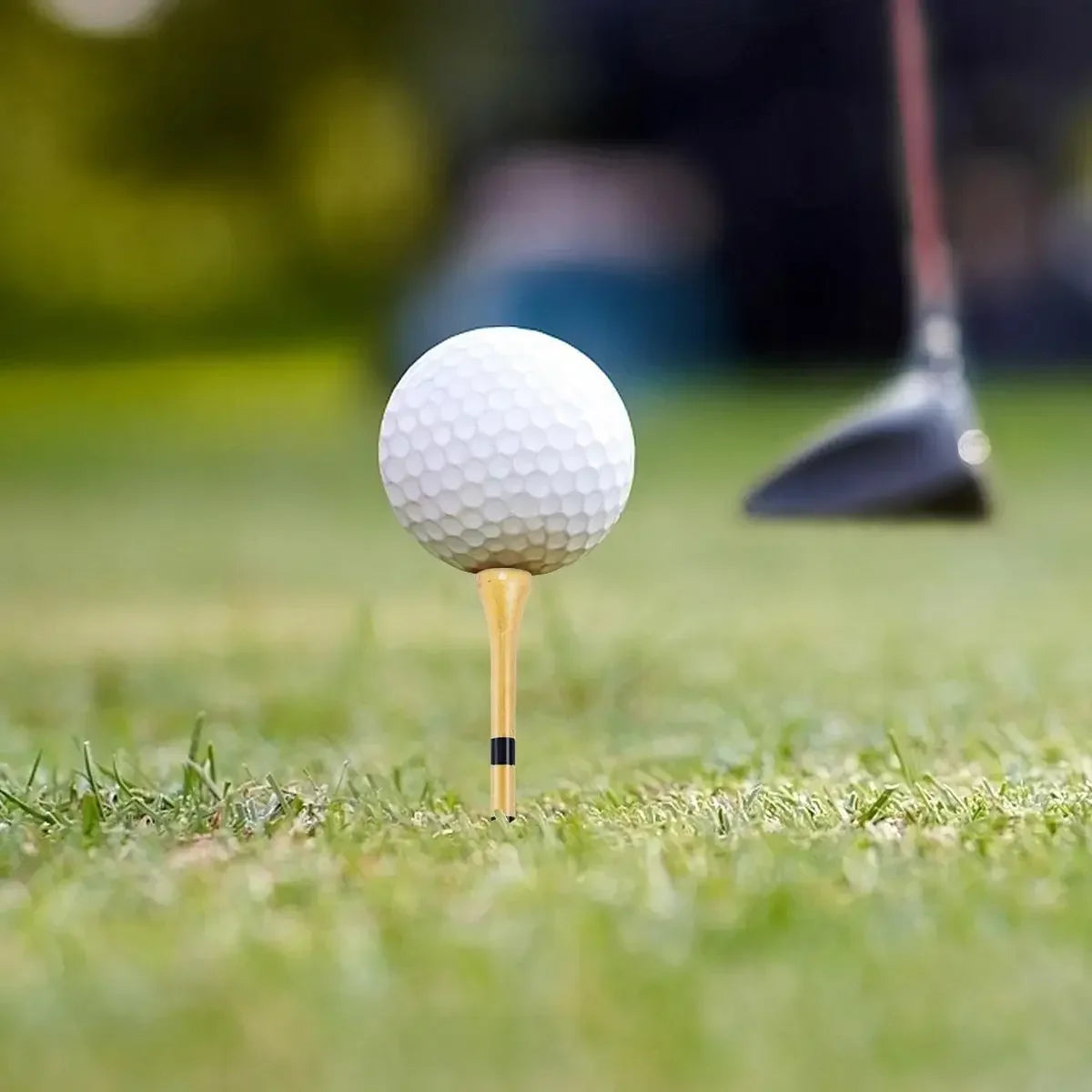 PGM 50pcs Bamboo Golf Tees More Durable and Stable TE003-Y