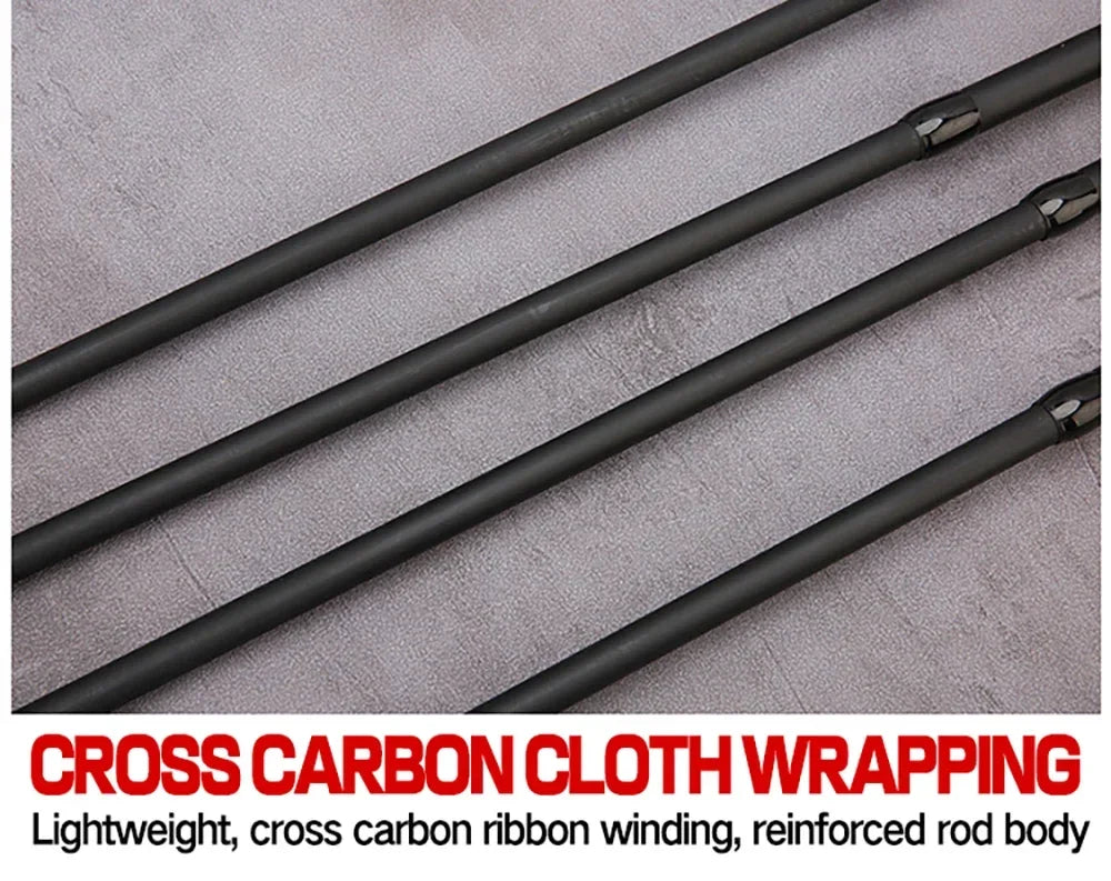 Telescopic Lure Rod 1.5M 1.8M 2.1M 2.4M Carbon Spinning Rod Baitcasting Fishing Pole 8g-25g Wooden Handle Casting Fishing Tackle