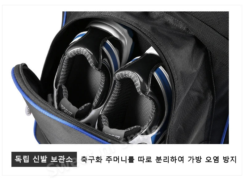 PGM Golf Travel Plane Bags with Wheel thicken Straps Foldable Golf Club Travel Cover for Airlines Golf Aviation Bag HKB009