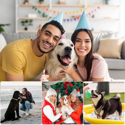 Dog Winter Vest Turtleneck Polyester Fleece Medium Large