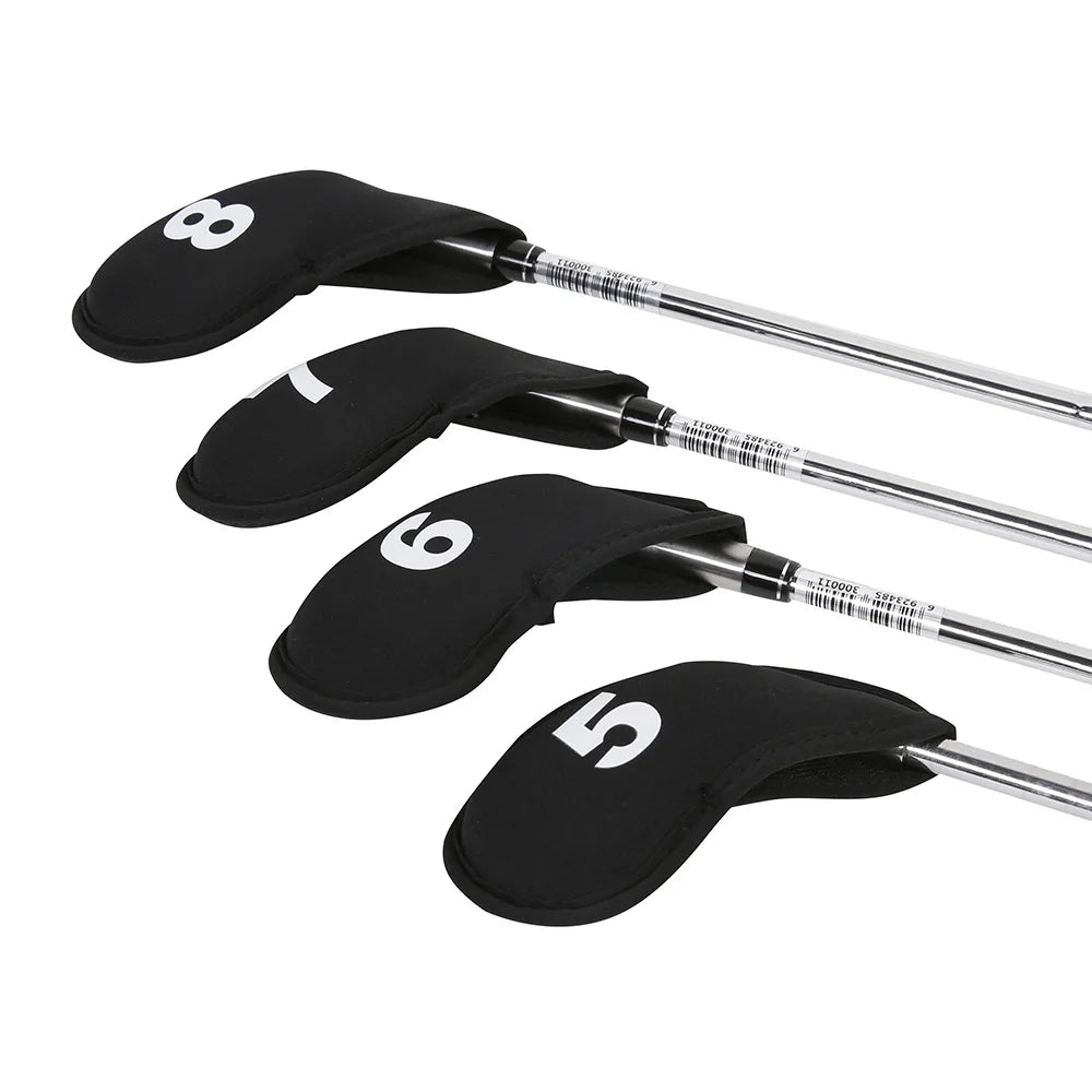 High-Quality Golf Iron Cover Iron Head Covers Golf Club Iron Head Protector Sport Golf Training Equipment Accessories