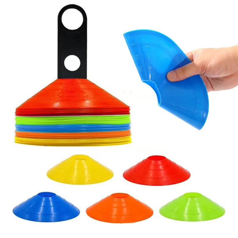 12pcs Obstacle Avoidance Sports Children's Football Roller Skating Training Equipment Professional Pan Cone Agile Sports Props
