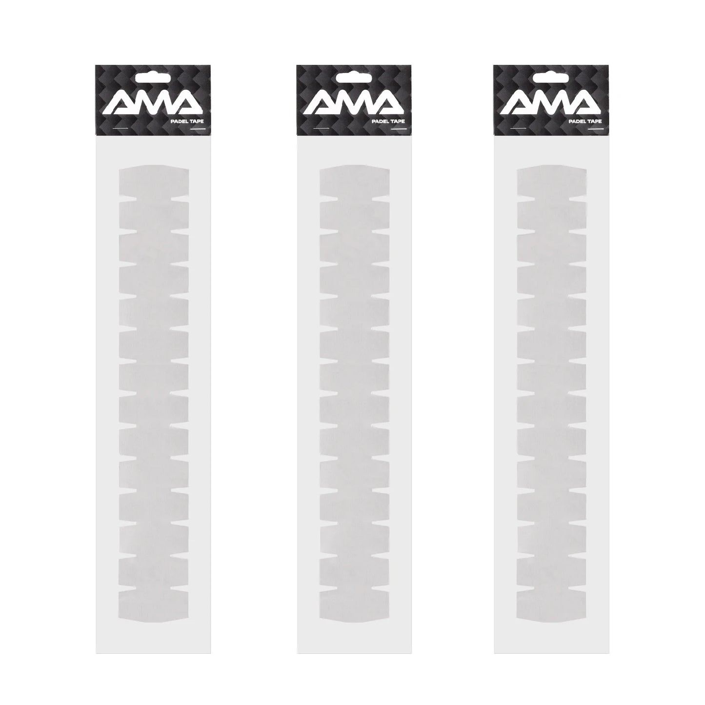 AMA SPORT Padel Racket Protection Tape Pack of 1/2/6 Edge Protector Durable & Easy to Replace Transparent Padel Protector