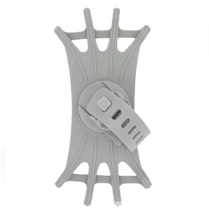 360 Rotatable Phone Holder Hitch Mounted for Bicycle and Motorcycle Silicone