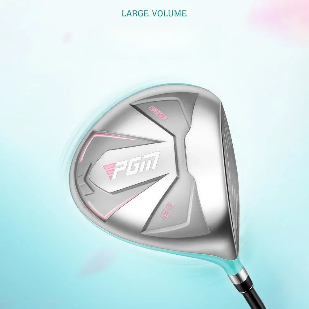 PGM Women Golf Clubs Set with Golf Bag Stainless Steel / Carbon Shaft Iron Wood Driver Beginer Training Golf Supplies  LTG051