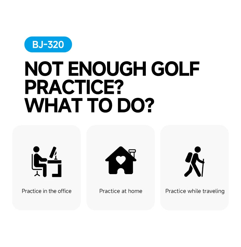 Golf Mini Impact Bat; Golf Physical Acoustics Trainer; Quick Swing Correction; Improve Accuracy of Ball Strike