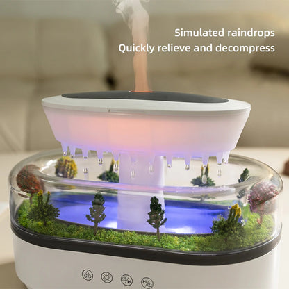 Ultrasonic Aroma Humidifier And Essential Oil Diffuser With Colorful Light