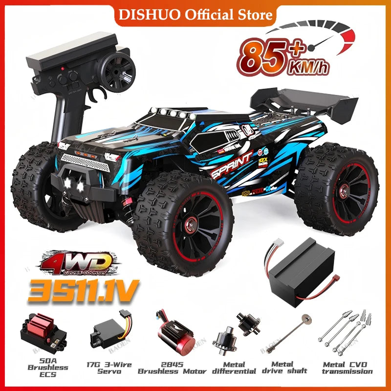 SCY9522PRO 85KM/H High Speed RC Car Brushless 4WD Off-Road Drift Remote Control Car 1:16 Professional Racing Cars SCY9522 50KM/H