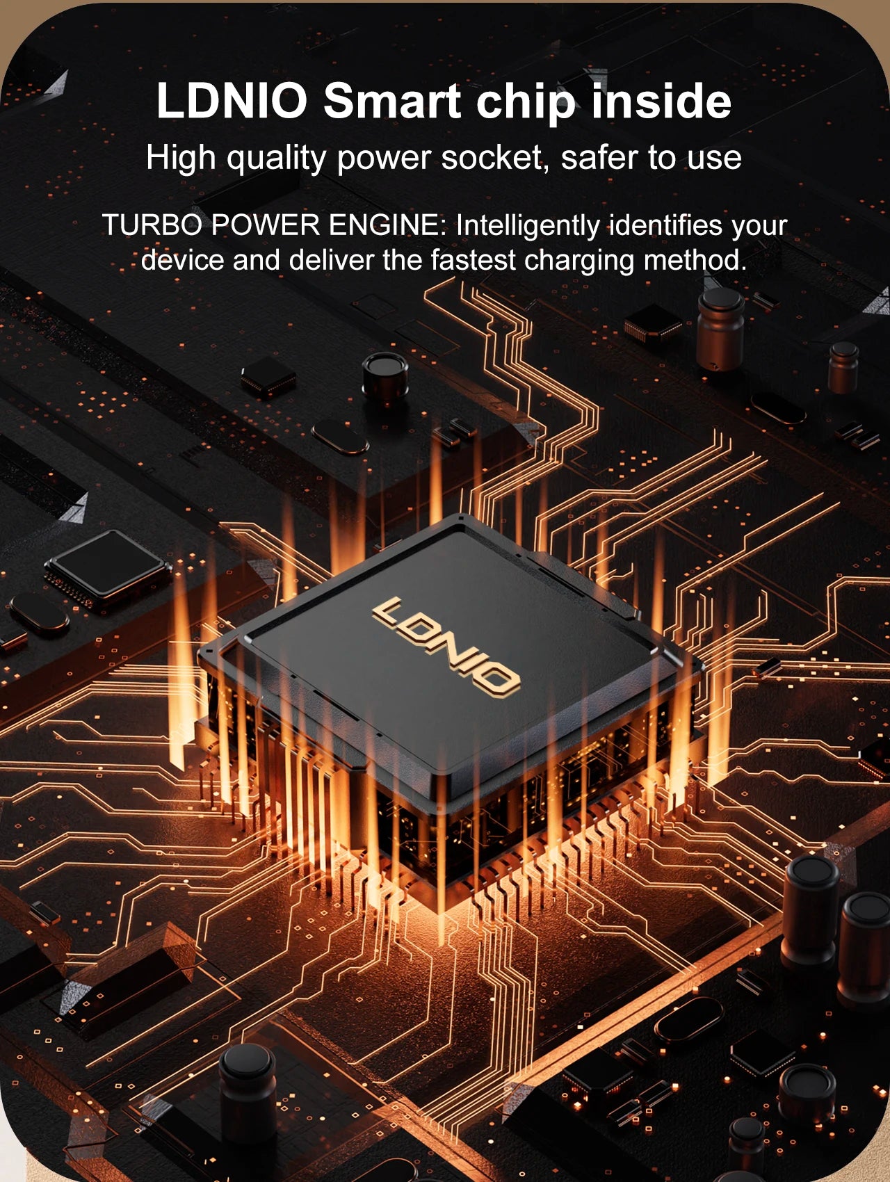 LDNIO Cube Power Strip 65W Charging Stations 2M Electric Extension Power Cord Uk Us Eu Plugs Adapter Usb Socket Surge Protector