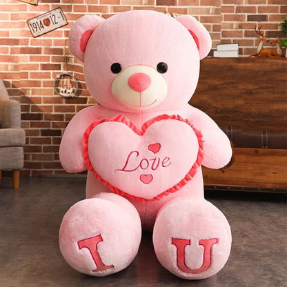 100cm Plush Bear Stuffed Toy Cotton Exterior PP Cotton Filling