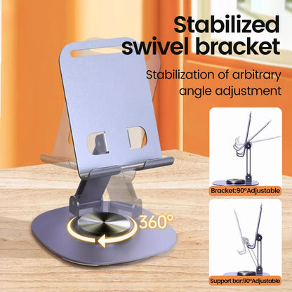 Rotating Desk Phone Holder Stand Universal Compatibility