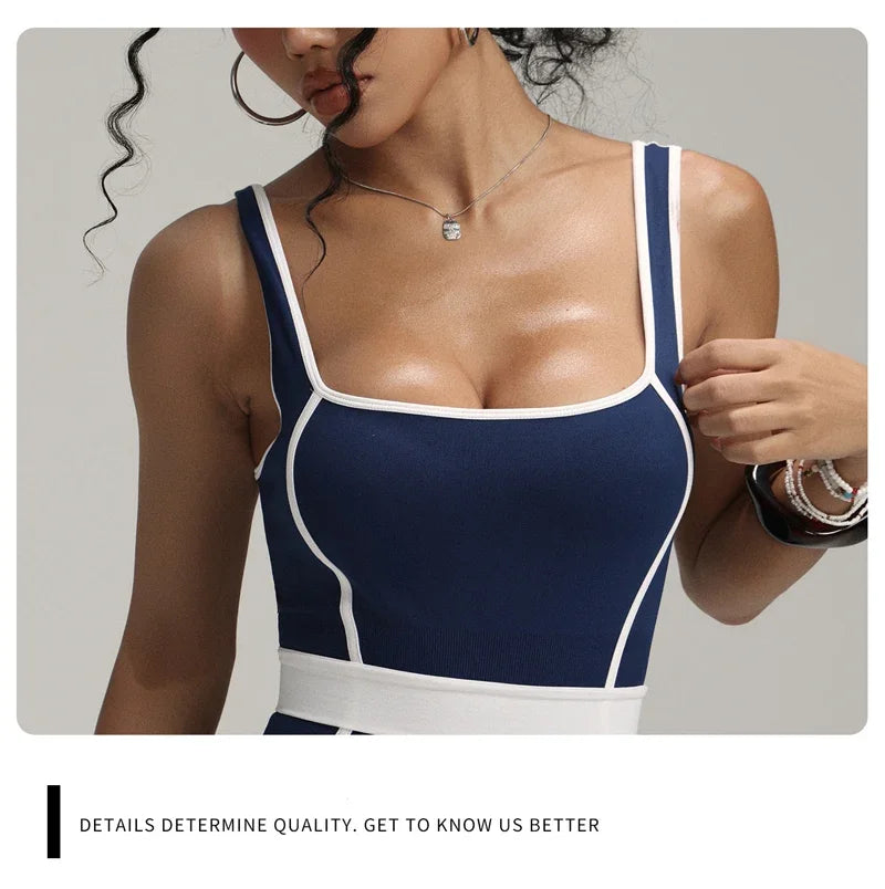 Women's Tracksuit Seamless Yoga Set Yoga Jumpsuits One Piece Workout Rompers Sportswear Gym Set Workout Clothes Women Bodysuit