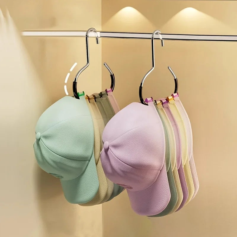 1/2/5pcsVersatile Manganese Steel Round Hook - Perfect for Hats, Ties, Scarves & Bags, Strong Load-Bearing, Non-Deformable