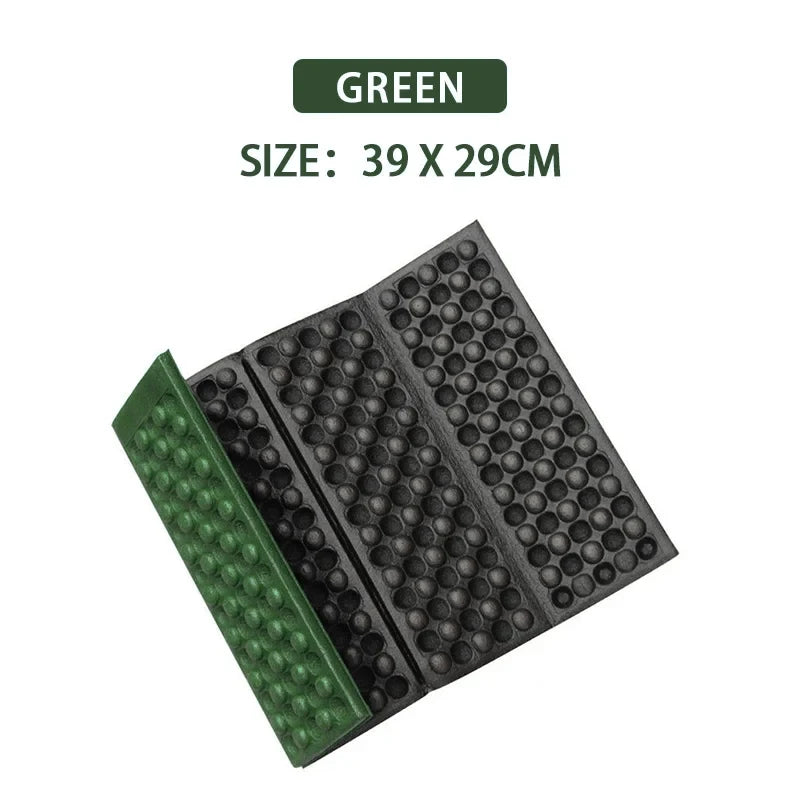 Honeycomb Massage Mat 6-Fold XPE Cushion Outdoor Hiking Camping Training Park Foldable Pillow Picnic Sitting Moisture-proof Pad