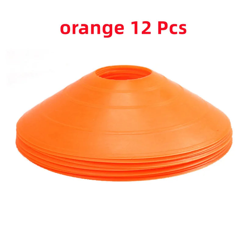 12pcs Obstacle Avoidance Sports Children's Football Roller Skating Training Equipment Professional Pan Cone Agile Sports Props