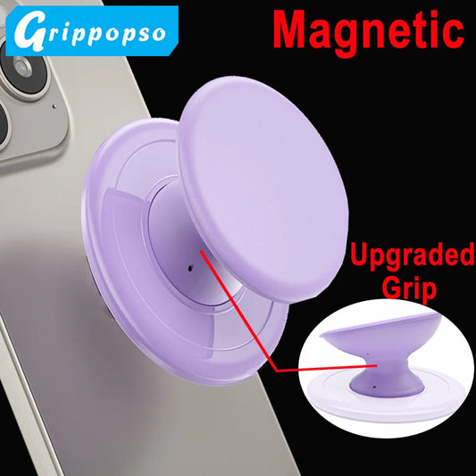 Grippopso Universal Magnetic Phone Socket Phone Holder Stand Silicone Grip Tok Mobile Phone Accessories Soporte for iPhone
