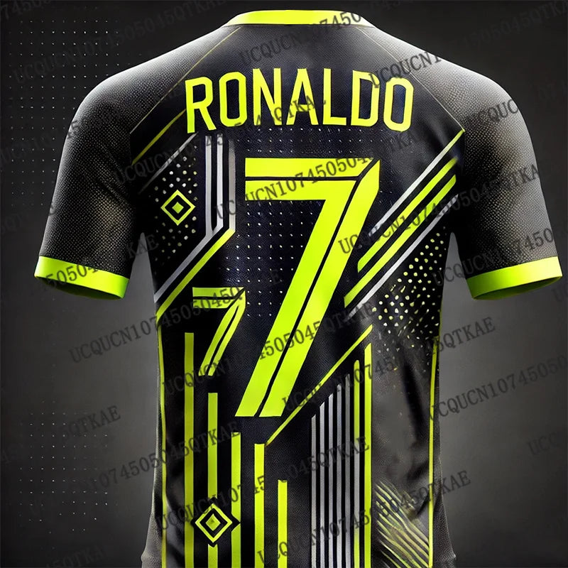 Chatgpt Special Edition Ronaldo No7 Football Jersey Breathable Quick Drying Sweat Wicking Sport Training Jersey For Adult/Kid