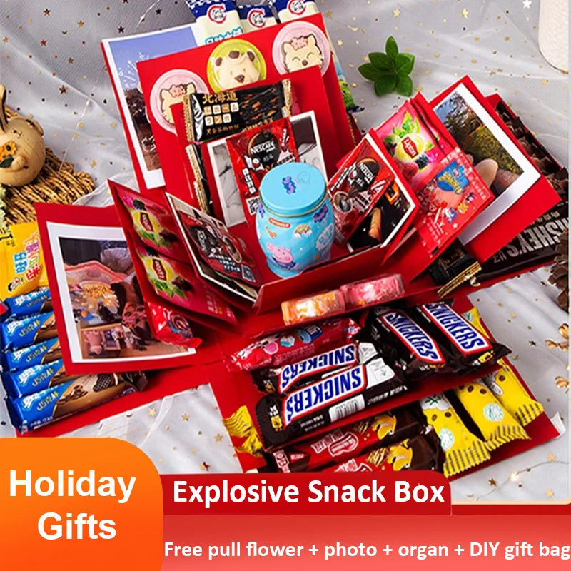 Explosion Box Paperboard Gift Box DIY Memory Keepsakes