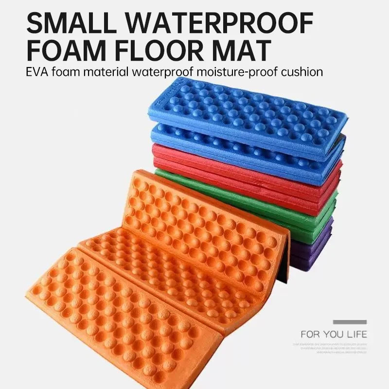 Portable Lightweight Mini Waterproof Mat Camping Foam Mat Foldable Kneeling Mat Comfortable Seat Cushion for Outdoor Activities