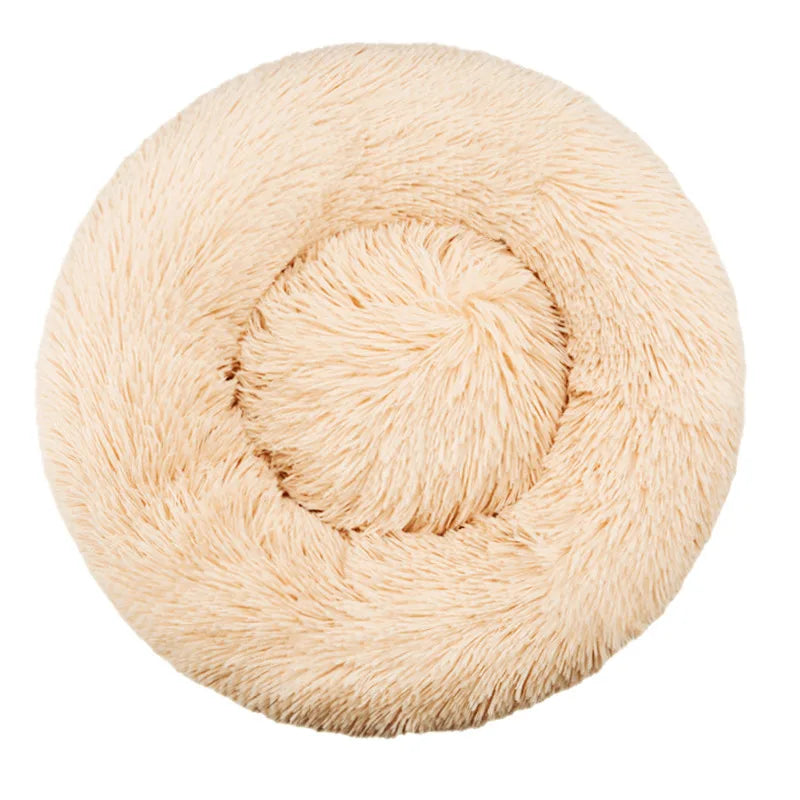 Round Soft Pet Bed – Indoor Sofa for Cats and Dogs