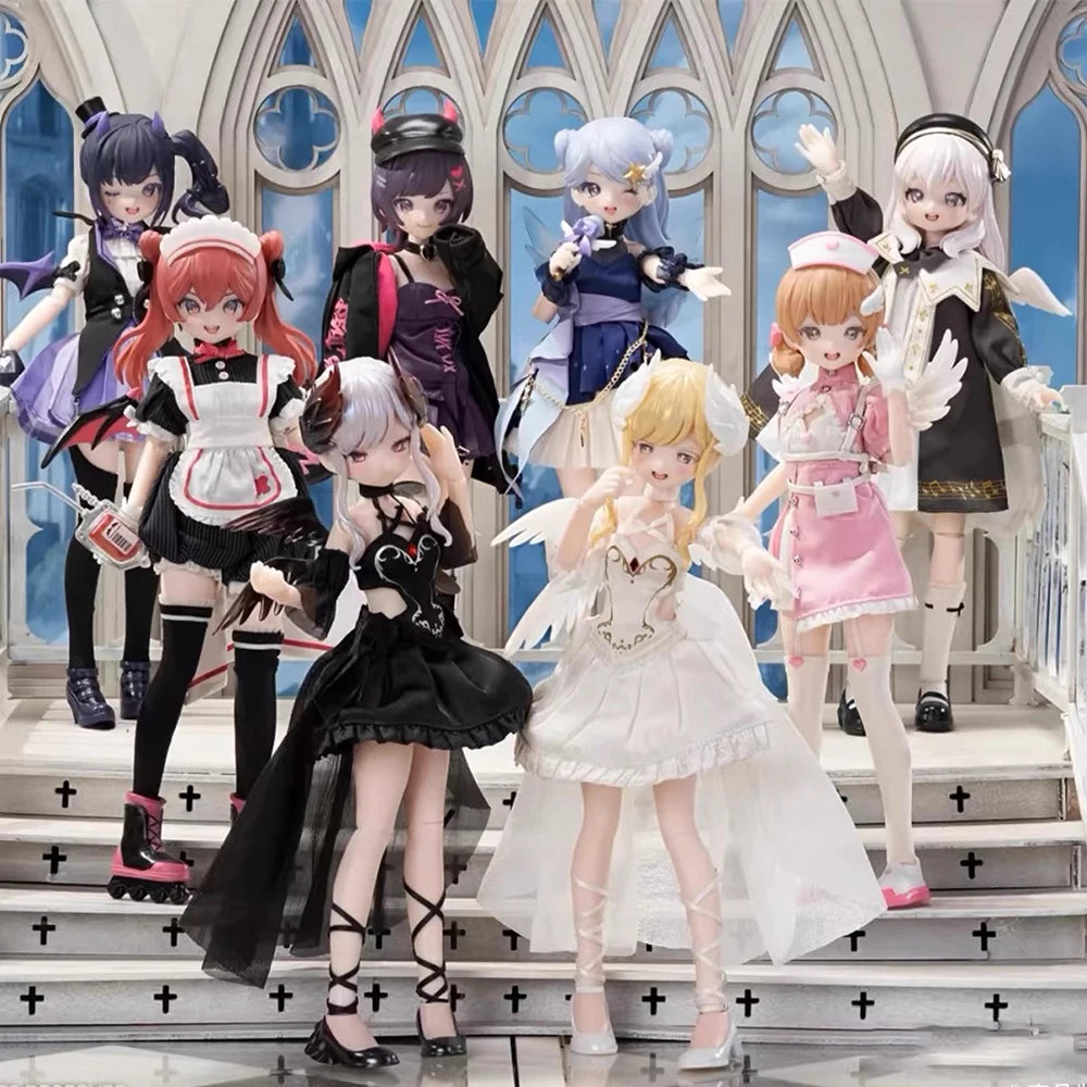 In Stock Neo Eden Mjd Doll Blind Box Light Nightmare Twin Series Movable Joint Doll Anime Figure Collectible Toy Boy Girl Gifts