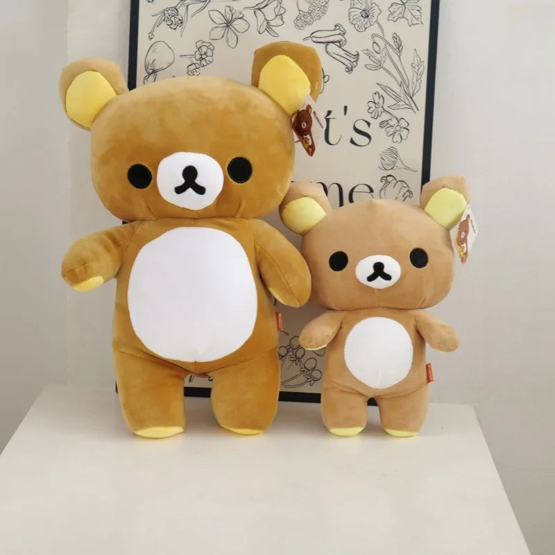 7 Styles Rilakkuma Plush Teddy Bear Peluche Lovely Anime Bear Stuffed Doll Kawaii Room Decor Anime Birthday Gifts Xmas Present