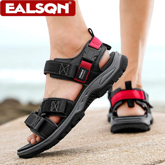 Men's Flat Sandals Breathable Open Toe Outdoor Casual Travel